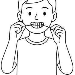 Desenho de Dentistas para colorir e imprimir: número 13