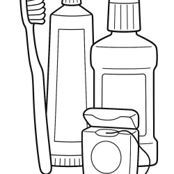 Desenho de Dentistas para colorir e imprimir: número 18