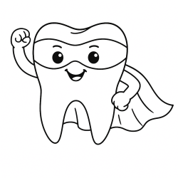 Desenho de Dentistas para colorir e imprimir: número 20