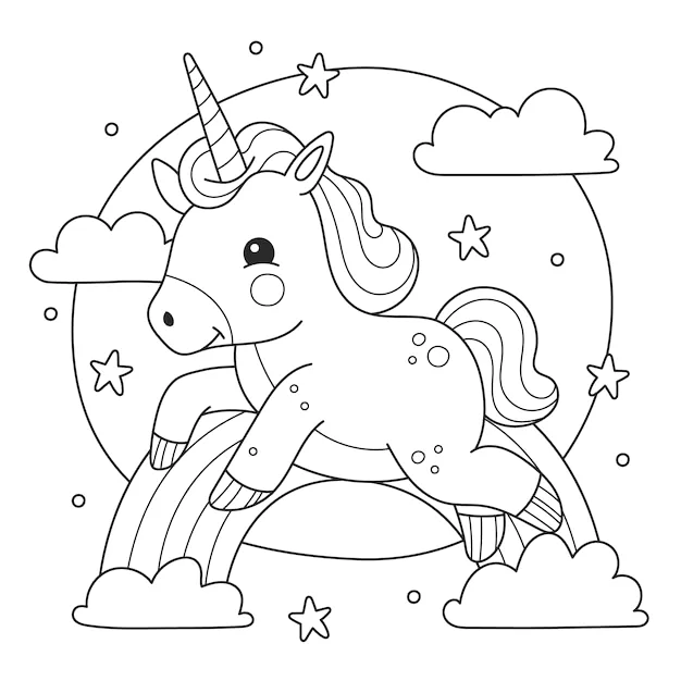 Desenho de Desenhos Fofos para colorir e imprimir: número 9