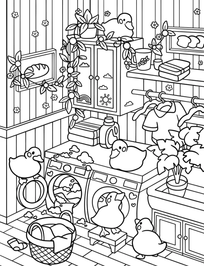 Desenho de Desenhos Fofos para colorir e imprimir: número 17