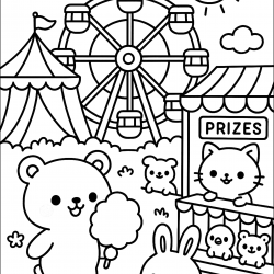 Desenho de Desenhos Fofos para colorir e imprimir: número 19