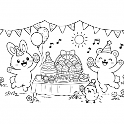 Desenho de Desenhos Fofos para colorir e imprimir: número 21