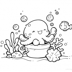 Desenho de Desenhos Fofos para colorir e imprimir: número 22