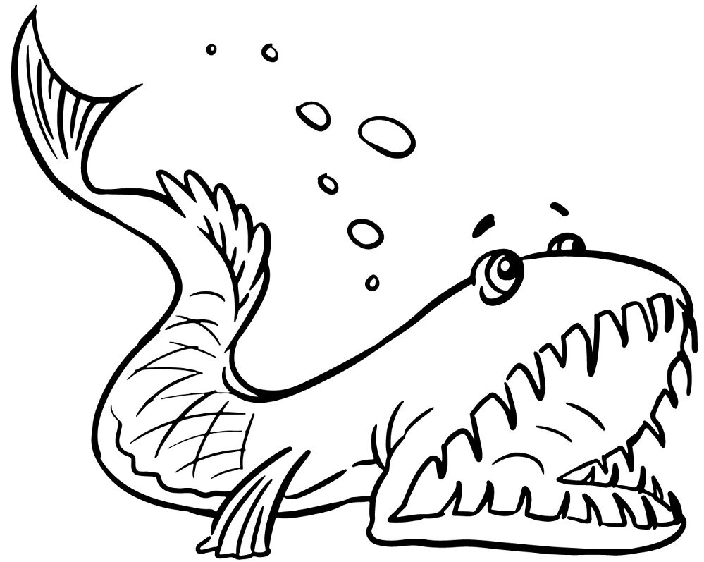 Desenho de Desenhos de Animais Marinhos para Colorir para colorir e imprimir: número 4