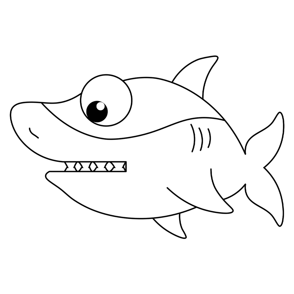 Desenho de Desenhos de Animais Marinhos para Colorir para colorir e imprimir: número 25