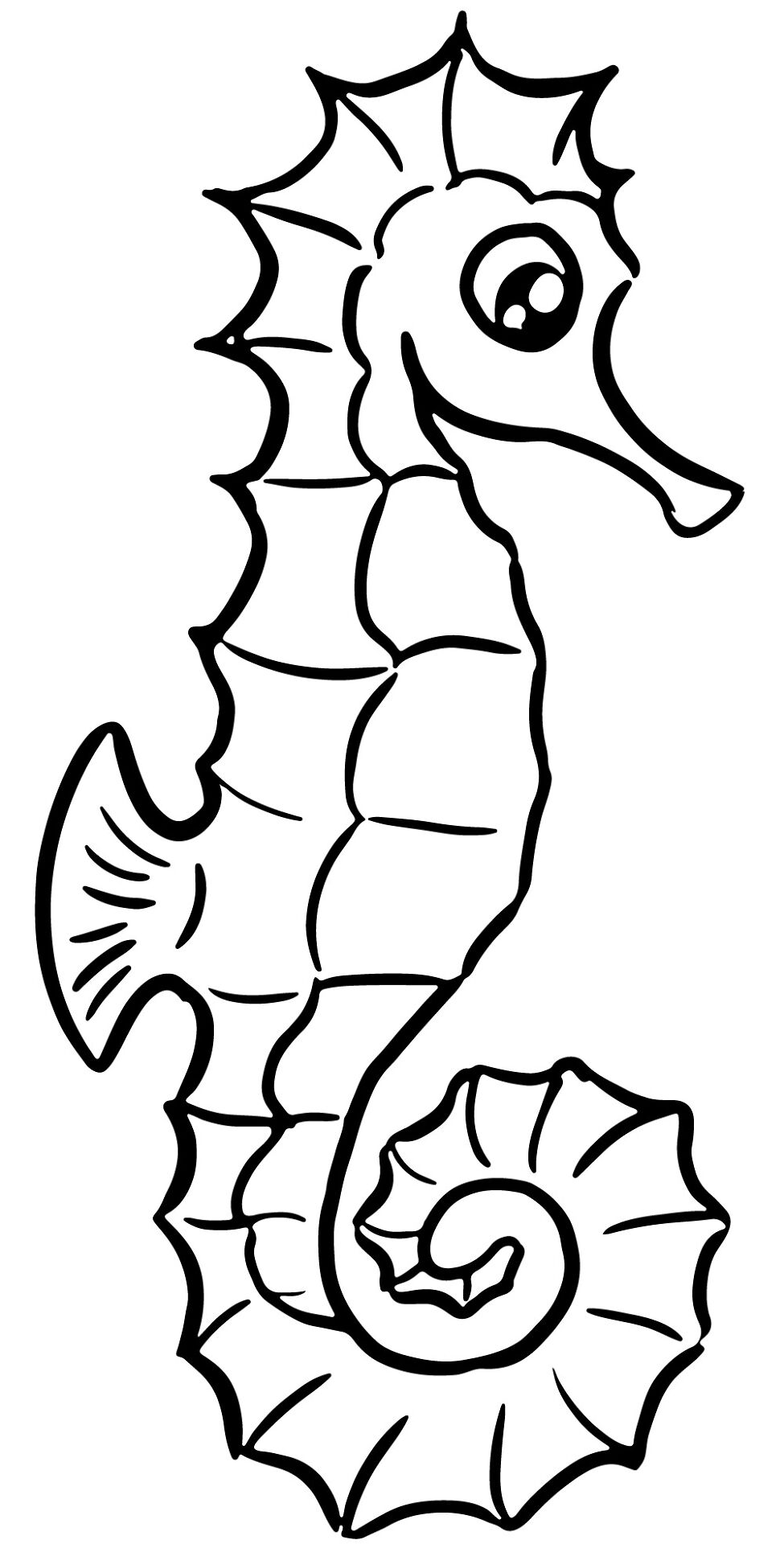 Desenho de Desenhos de Animais Marinhos para Colorir para colorir e imprimir: número 27