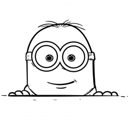 Desenho de Desenhos dos Minions para colorir e imprimir: número 19