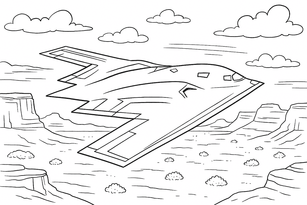 Desenho de Deserto para colorir e imprimir: número 41