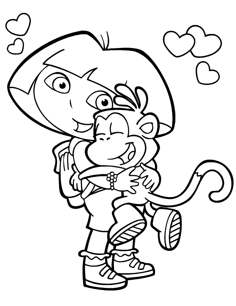 Desenho de Dia Da Amizade para colorir e imprimir: número 8