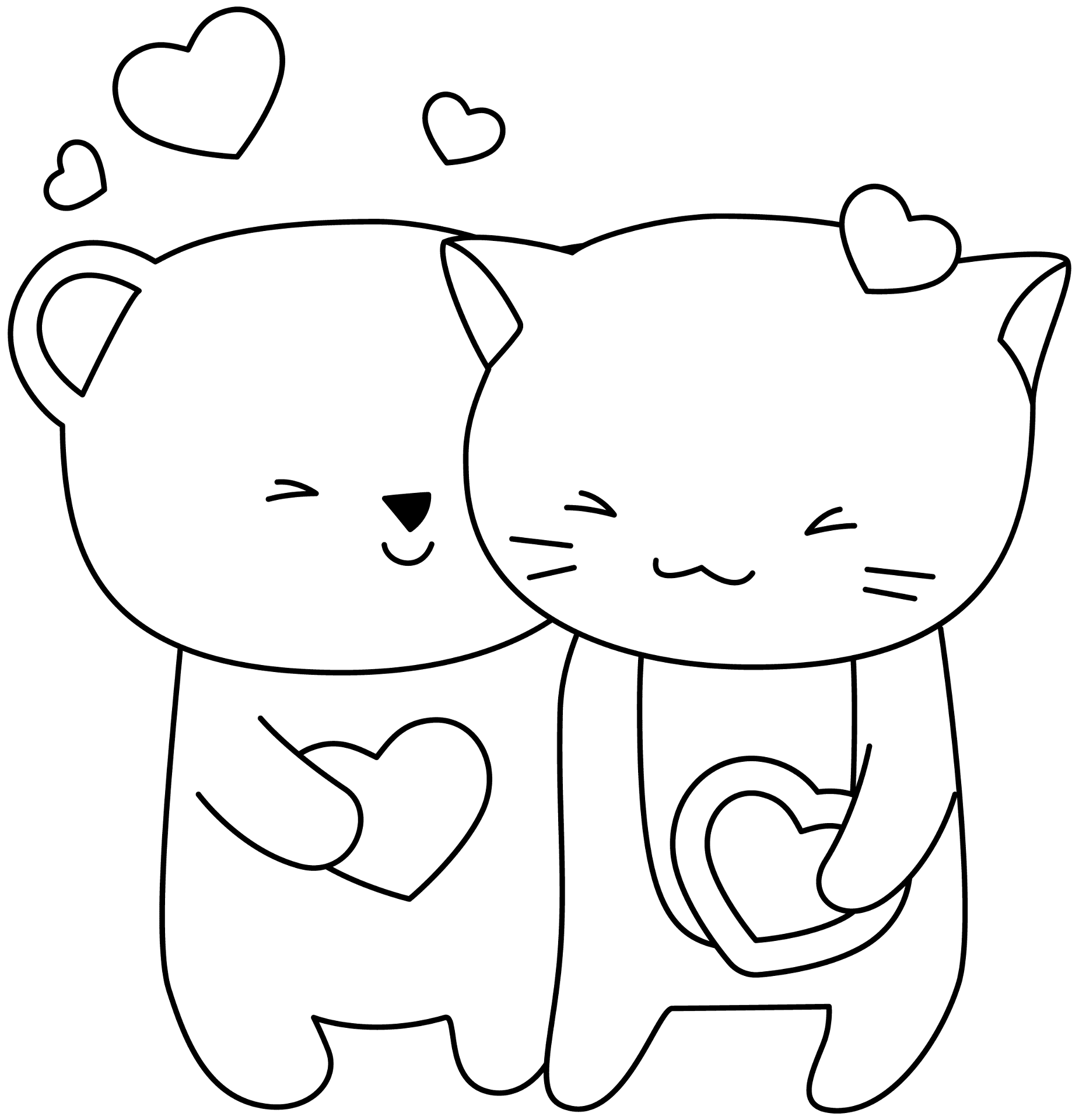 Desenho de Dia Da Amizade para colorir e imprimir: número 10