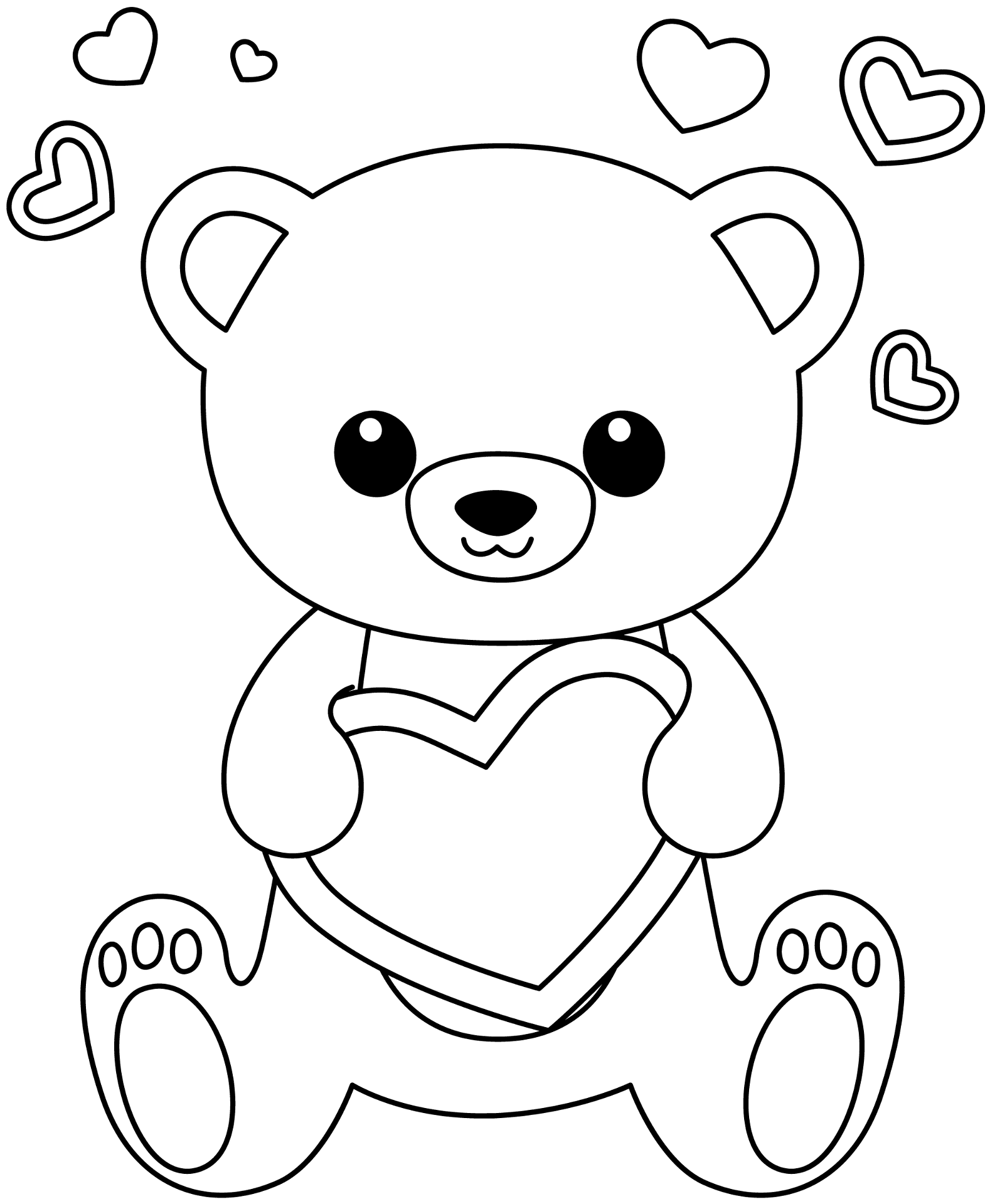 Desenho de Dia Da Amizade para colorir e imprimir: número 11