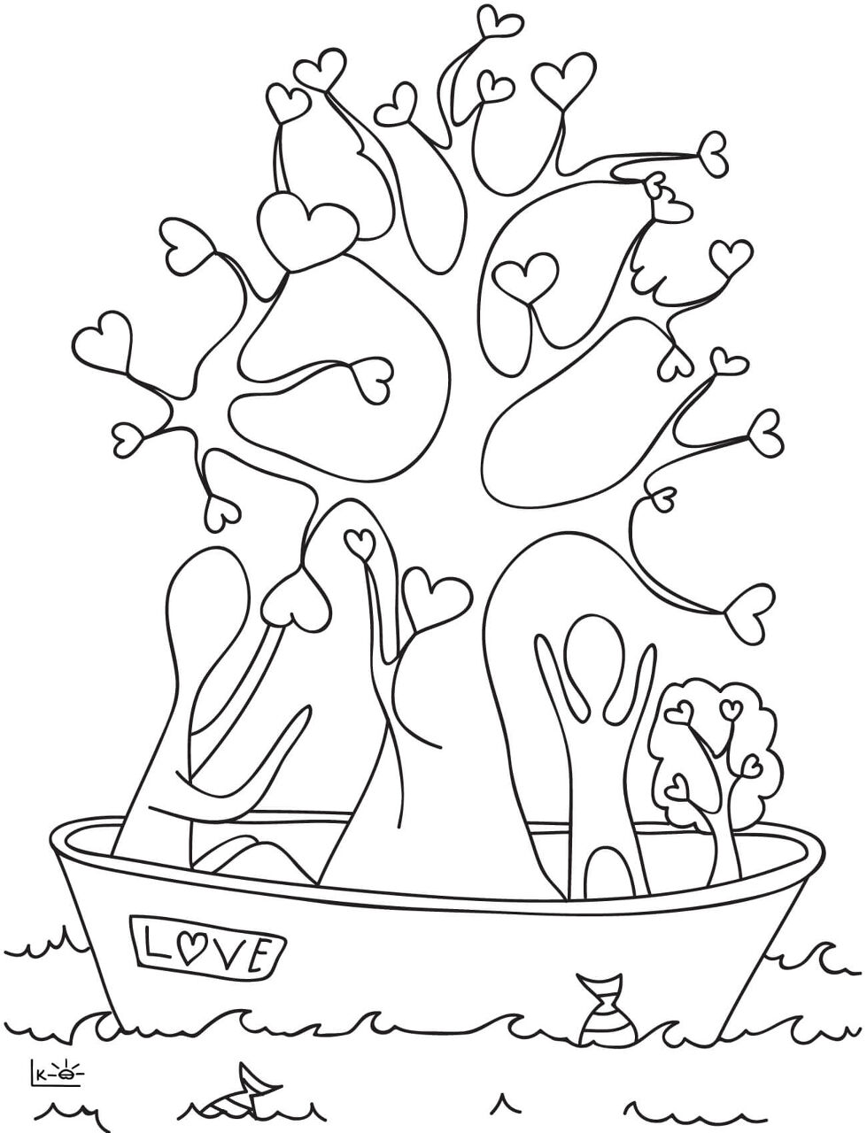 Desenho de Dia Da Árvore para colorir e imprimir: número 17