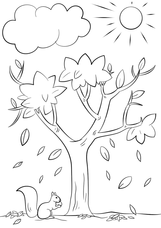 Desenho de Dia Da Árvore para colorir e imprimir: número 28