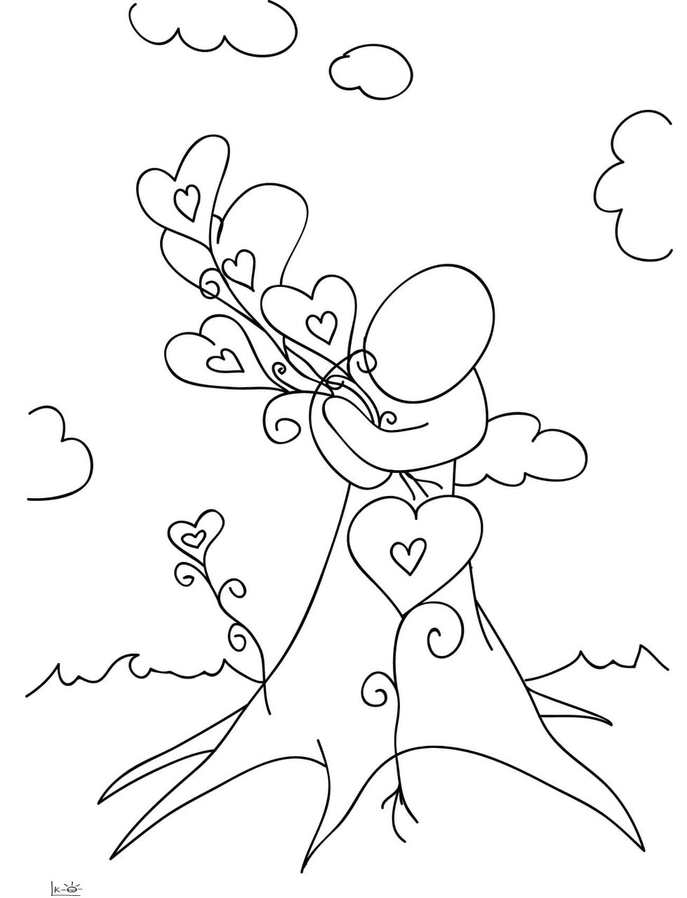 Desenho de Dia Da Árvore para colorir e imprimir: número 33