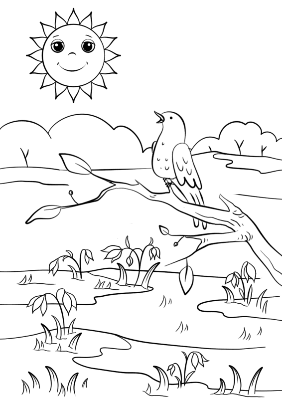 Desenho de Dia Da Árvore para colorir e imprimir: número 39