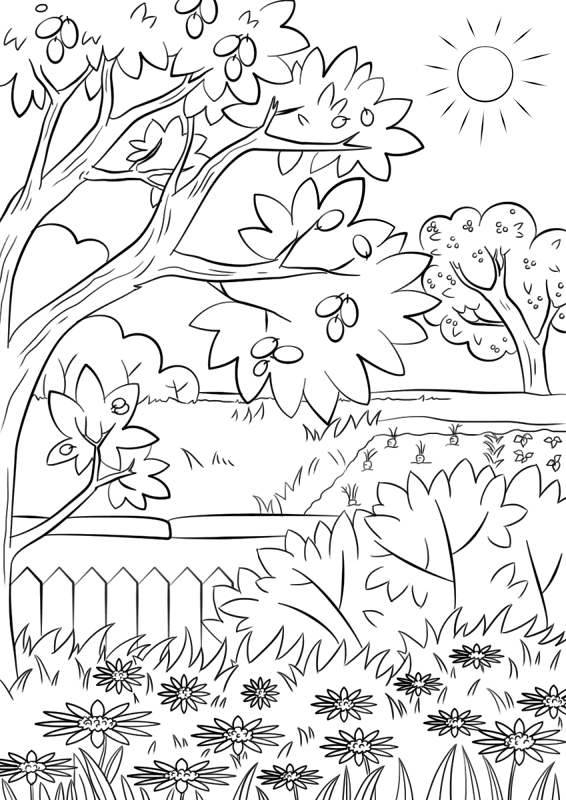 Desenho de Dia Da Árvore para colorir e imprimir: número 40