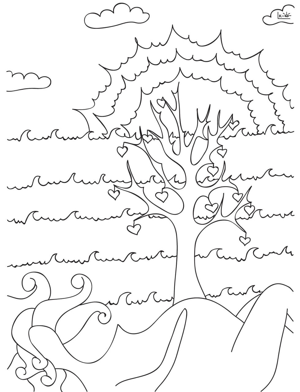 Desenho de Dia Da Árvore para colorir e imprimir: número 43