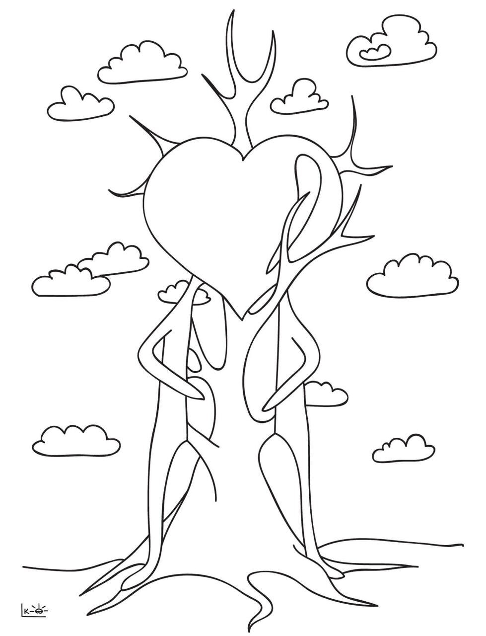 Desenho de Dia Da Árvore para colorir e imprimir: número 44
