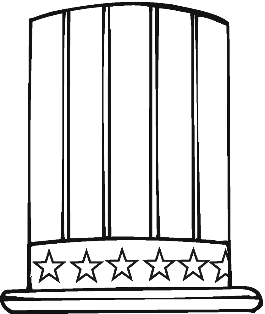 Desenho de Dia Da Bandeira para colorir e imprimir: número 12