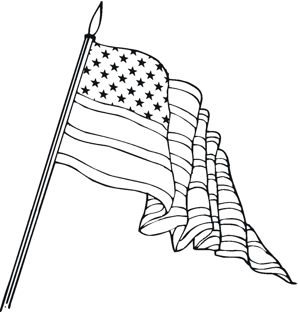 Desenho de Dia Da Bandeira para colorir e imprimir: número 13