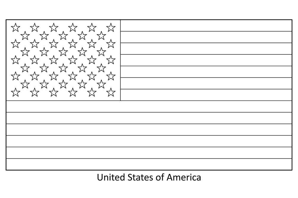 Desenho de Dia Da Bandeira para colorir e imprimir: número 14