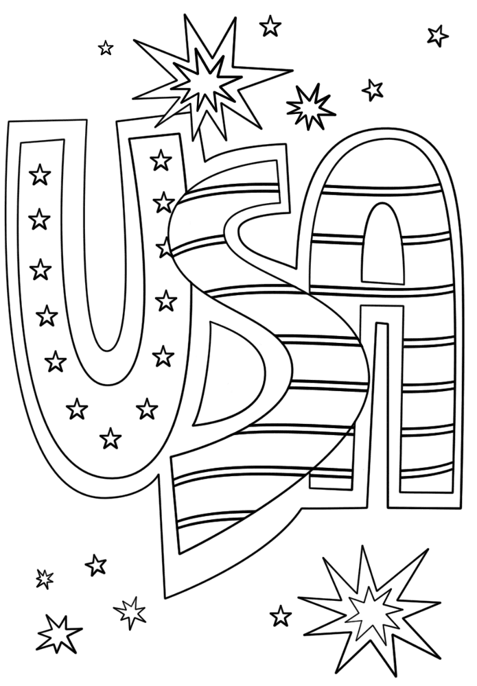 Desenho de Dia Da Bandeira para colorir e imprimir: número 19