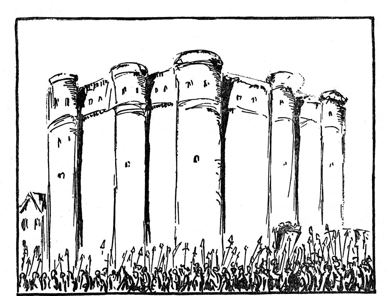 Desenho de Dia Da Bastilha para colorir e imprimir: número 2