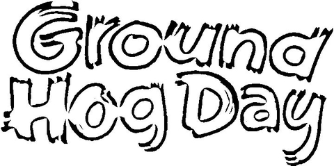 Desenho de Dia Da Marmota para colorir e imprimir: número 4