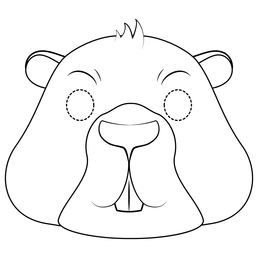 Desenho de Dia Da Marmota para colorir e imprimir: número 10