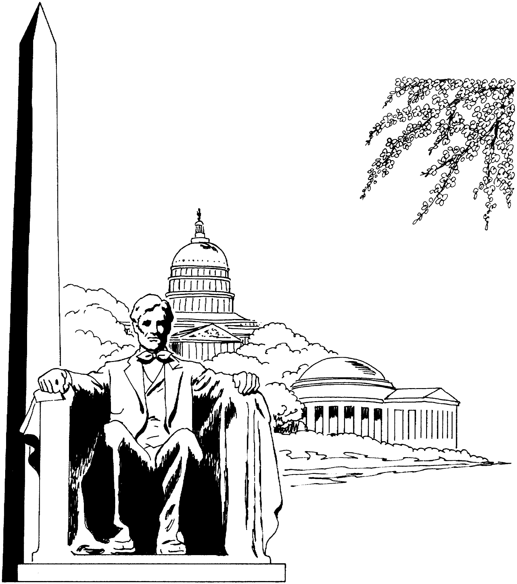 Desenho de Dia Da Memória para colorir e imprimir: número 3