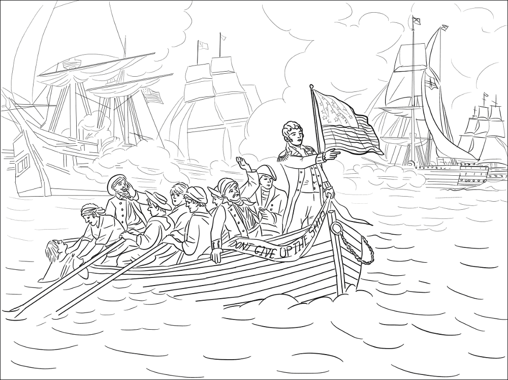 Desenho de Dia Da Memória para colorir e imprimir: número 7