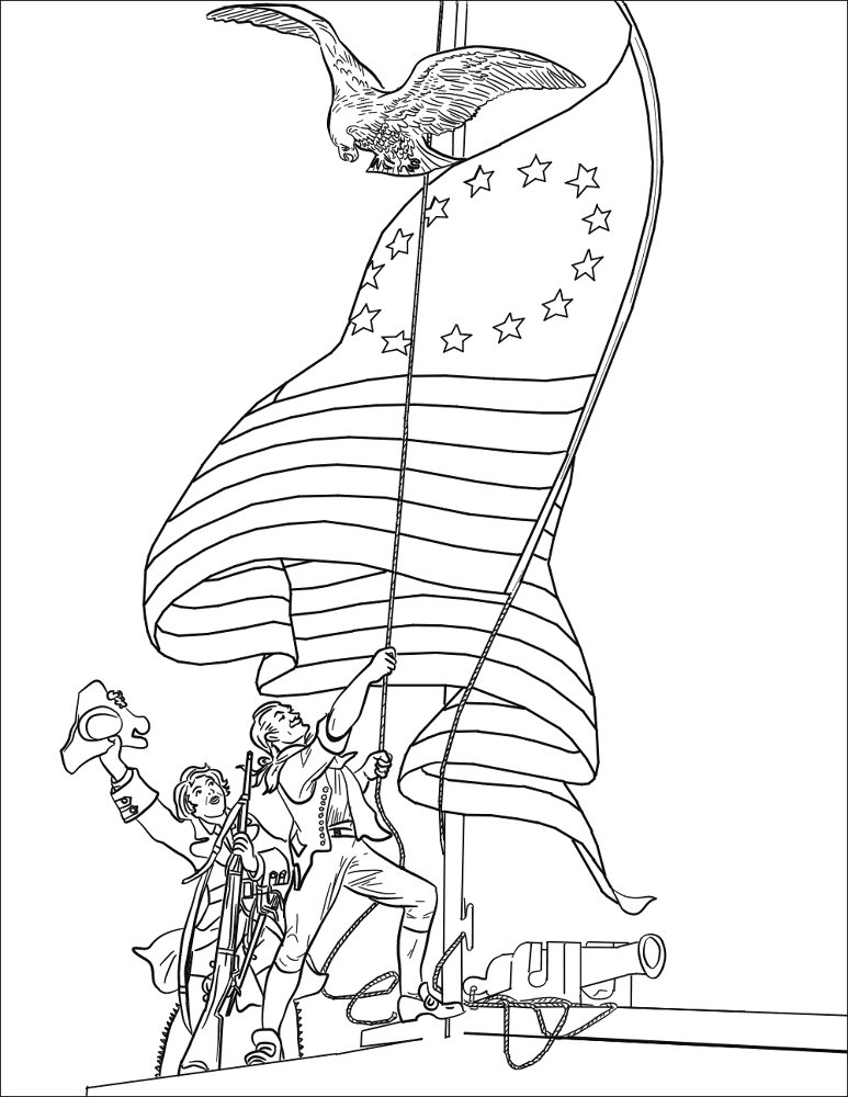 Desenho de Dia Da Memória para colorir e imprimir: número 13