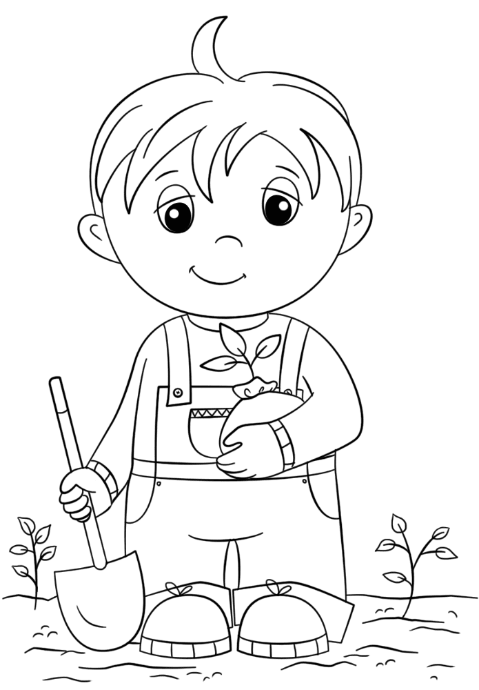 Desenho de Dia Da Terra para colorir e imprimir: número 12