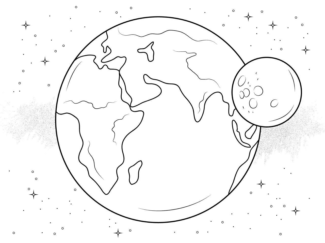 Desenho de Dia Da Terra para colorir e imprimir: número 13