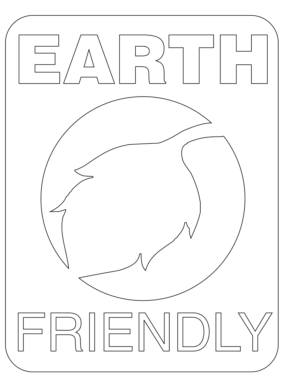 Desenho de Dia Da Terra para colorir e imprimir: número 18