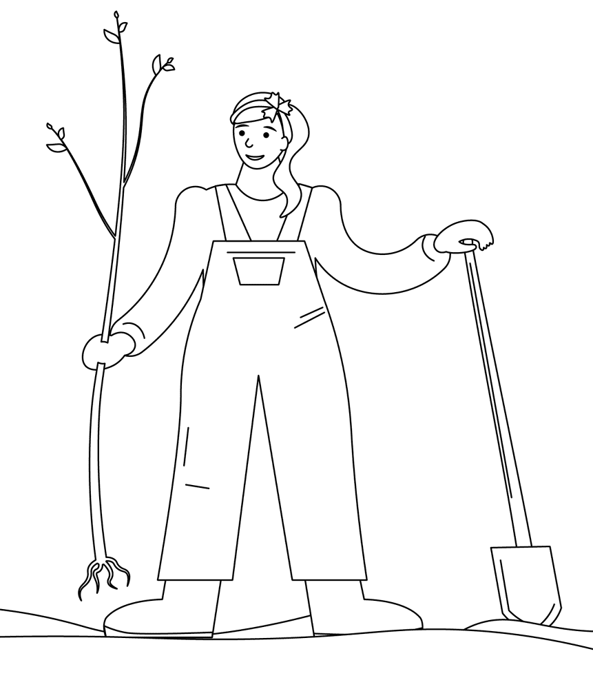 Desenho de Dia Da Terra para colorir e imprimir: número 23
