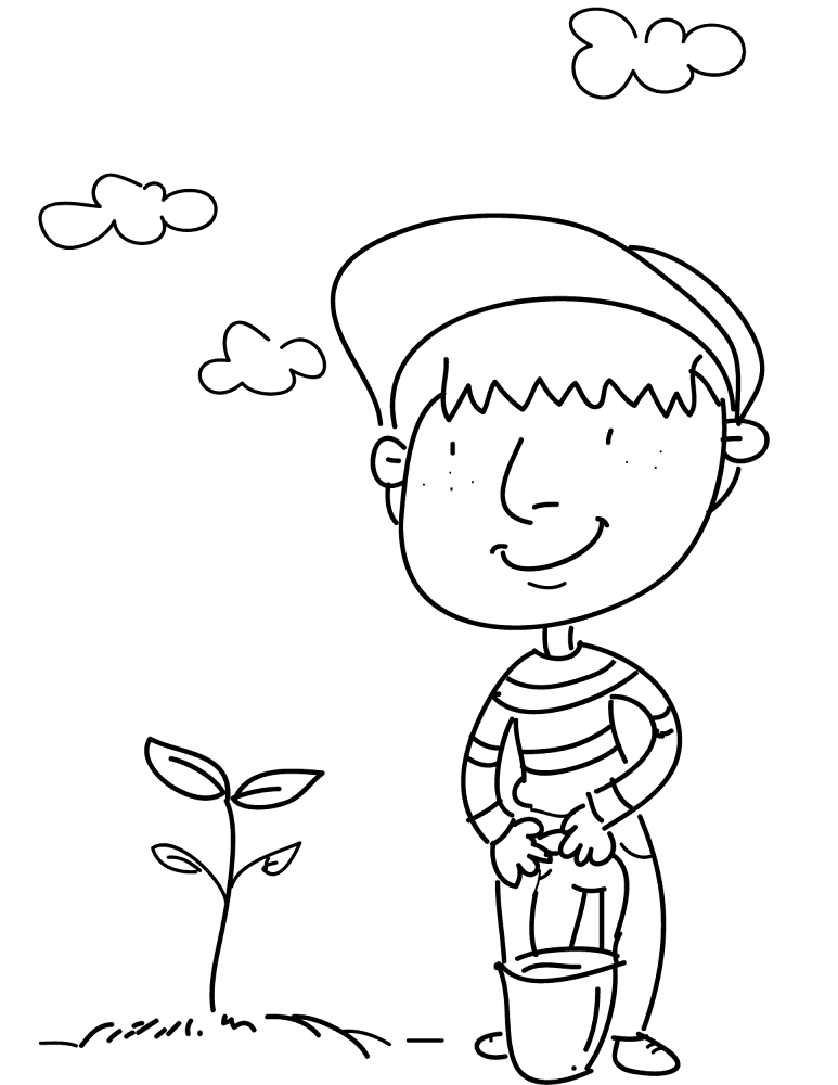 Desenho de Dia Da Terra para colorir e imprimir: número 31