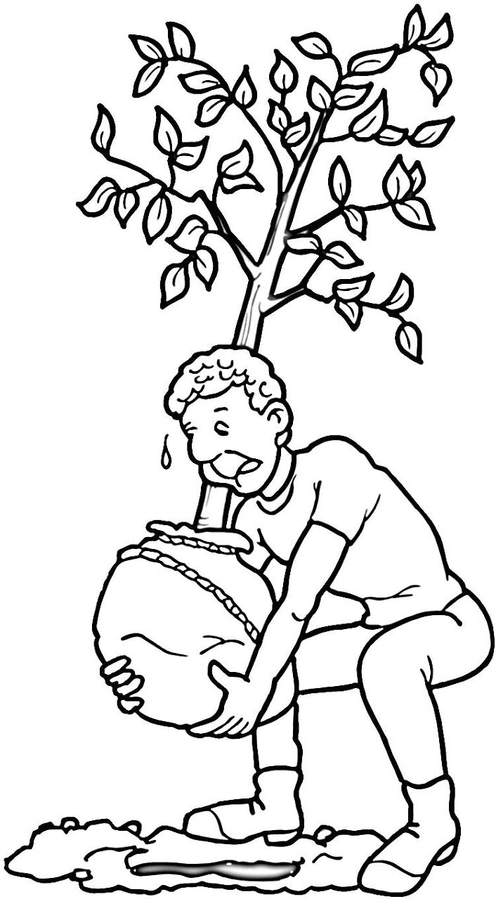 Desenho de Dia Da Terra para colorir e imprimir: número 35