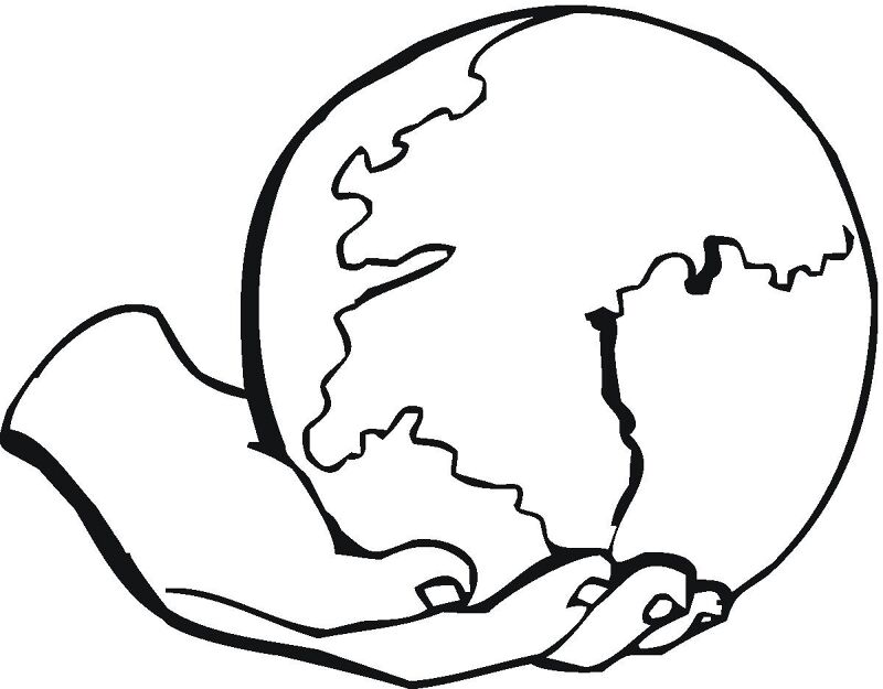 Desenho de Dia Da Terra para colorir e imprimir: número 38