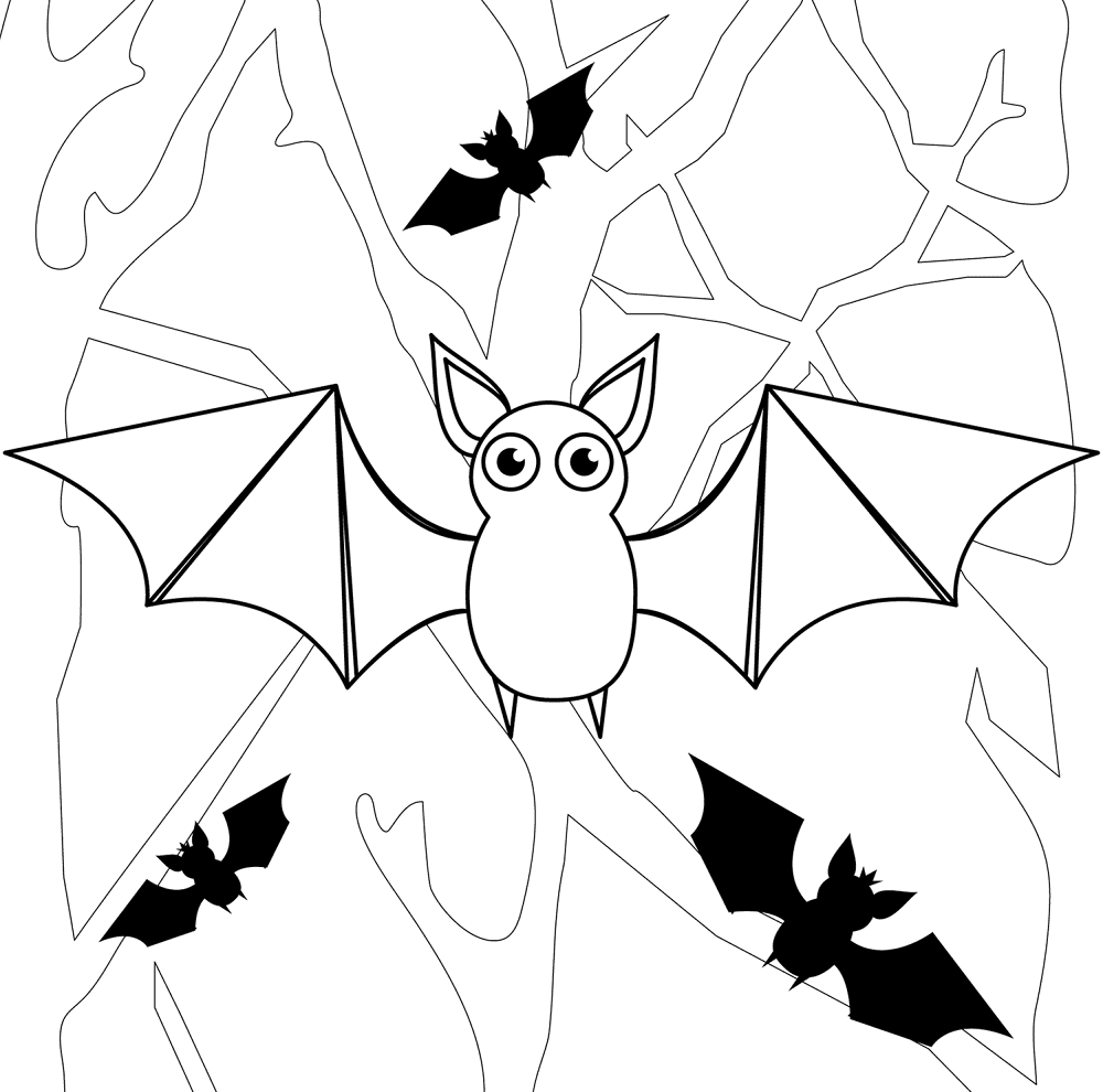 Desenho de Dia Das Bruxas para colorir e imprimir: número 11