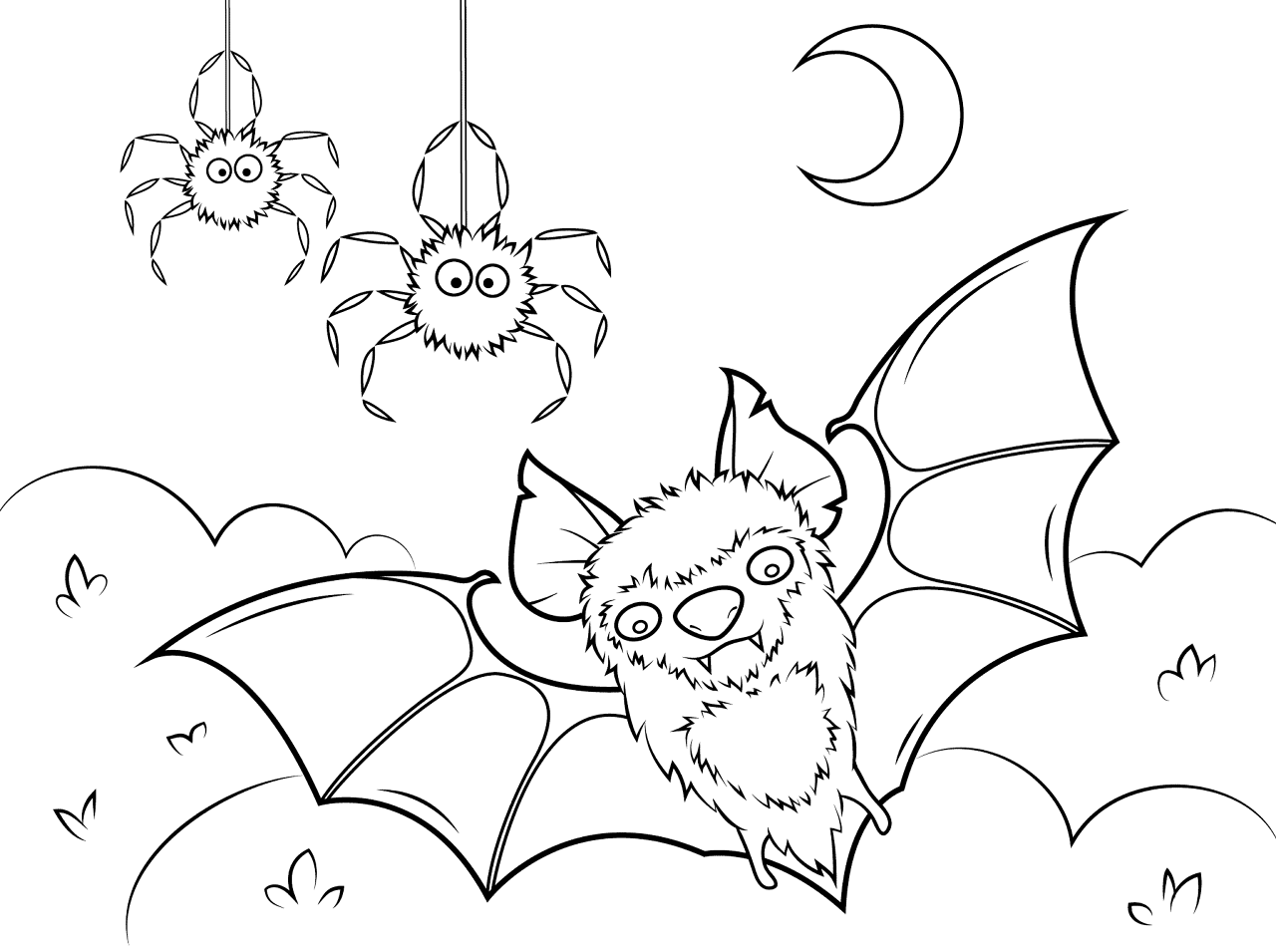 Desenho de Dia Das Bruxas para colorir e imprimir: número 12