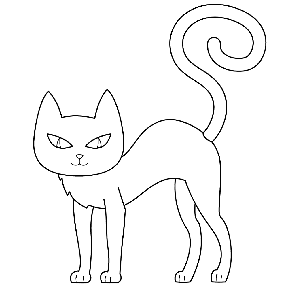 Desenho de Dia Das Bruxas para colorir e imprimir: número 17