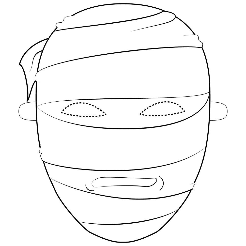 Desenho de Dia Das Bruxas para colorir e imprimir: número 28