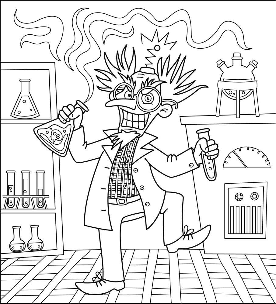 Desenho de Dia Das Bruxas para colorir e imprimir: número 30