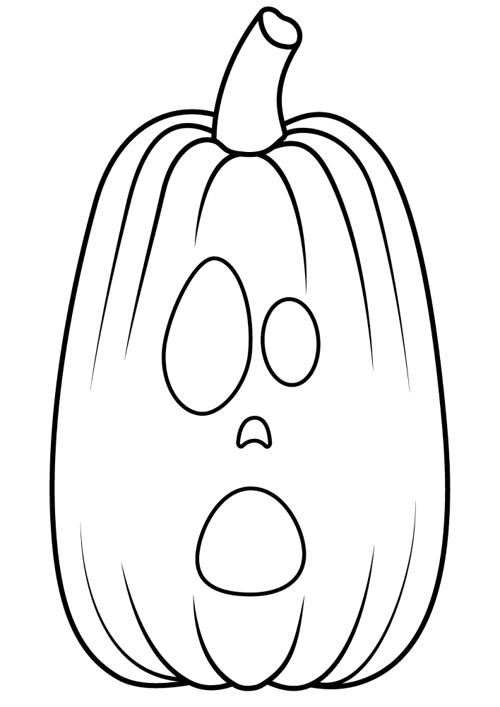 Desenho de Dia Das Bruxas para colorir e imprimir: número 43