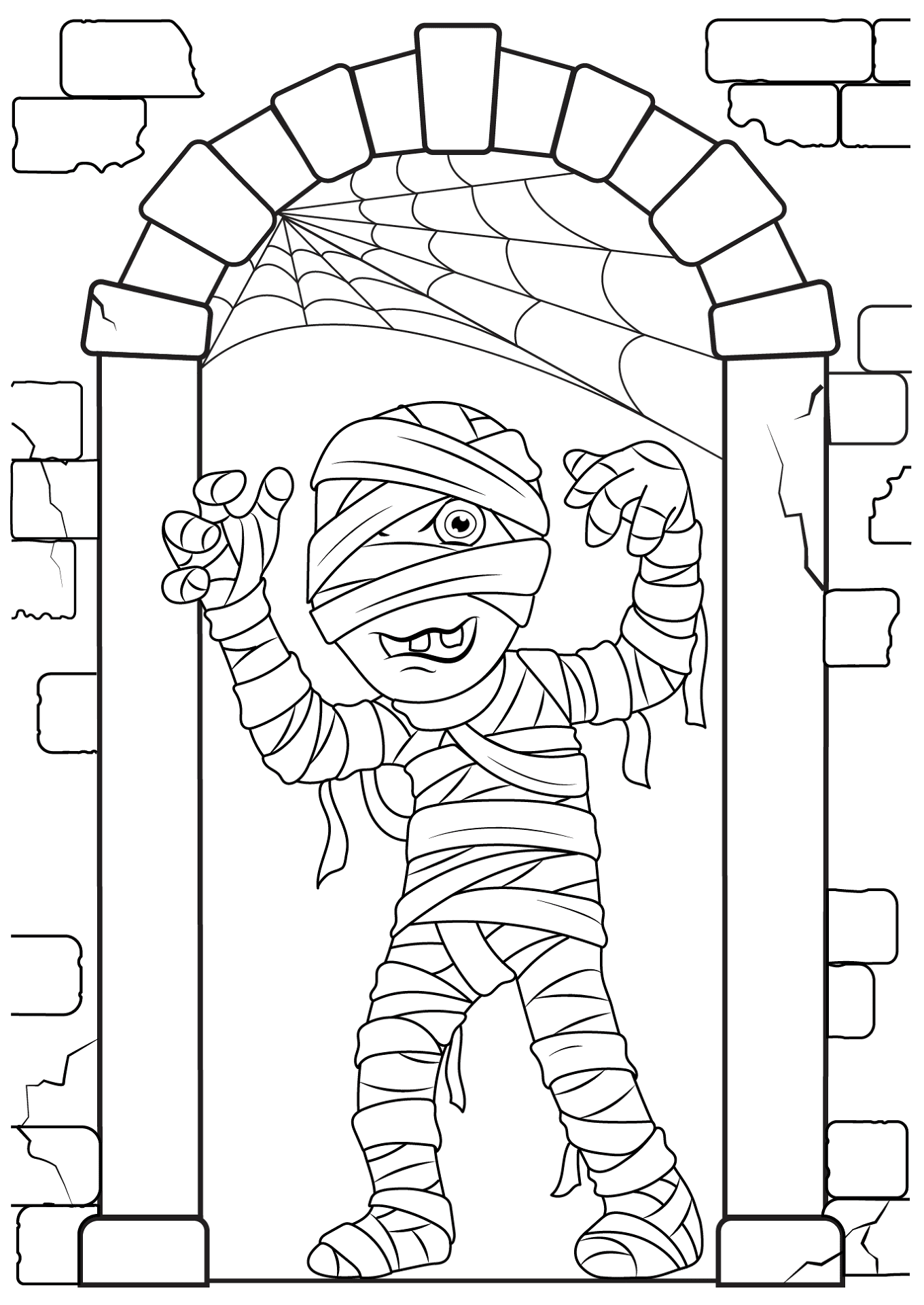 Desenho de Dia Das Bruxas para colorir