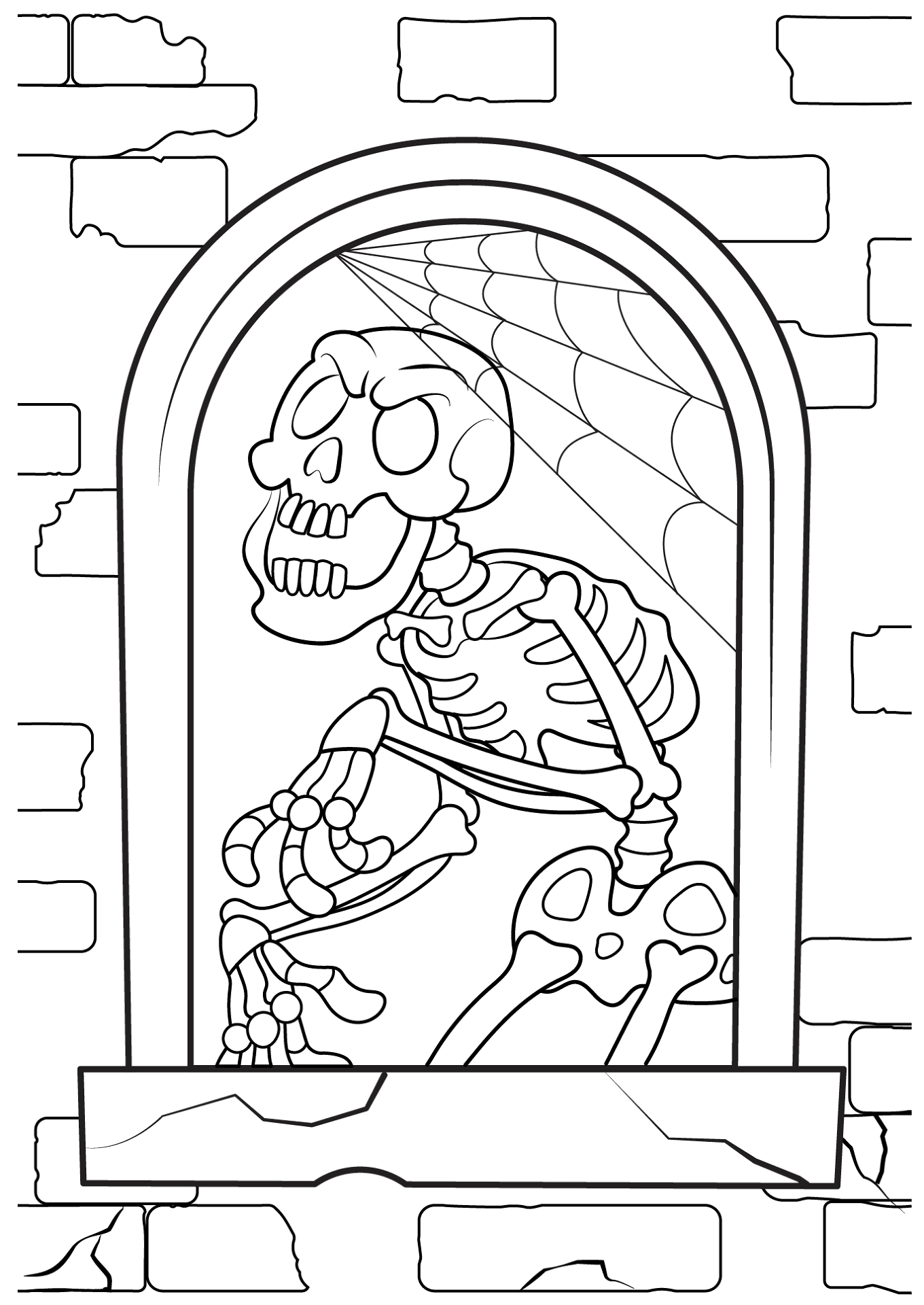 Desenho de Dia Das Bruxas para colorir