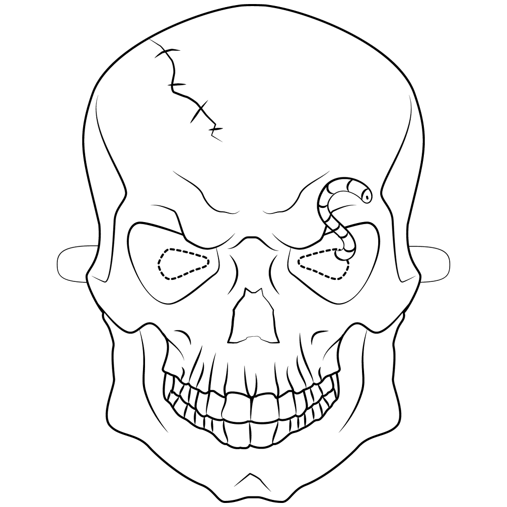 Desenho de Dia Das Bruxas para colorir