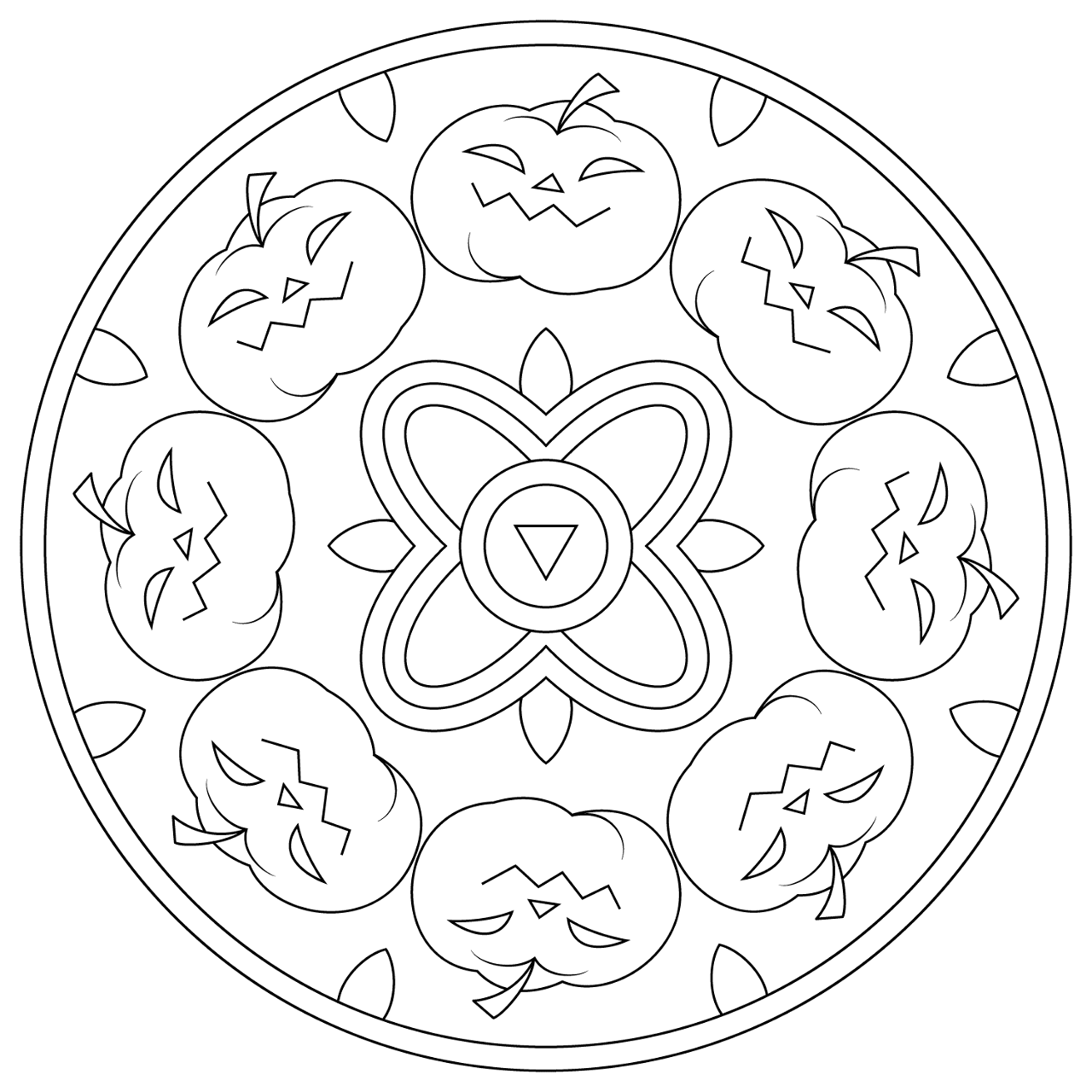 Desenho de Dia Das Bruxas para colorir
